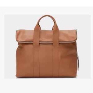 Leather lap top carry all bag for office work school By 3:1 Philip Lim